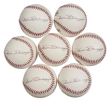 Lot of 7-Bobby Doerr, Johnny Pesky and Dom DiMaggio Multi-Signed Baseballs (JSA Auction Letter)